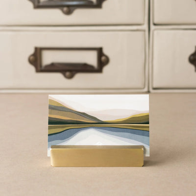 Brass Office Set - Set of 4 in Wooden Gift Box