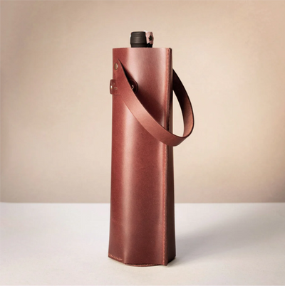 Leather Wine Bottle Carrier