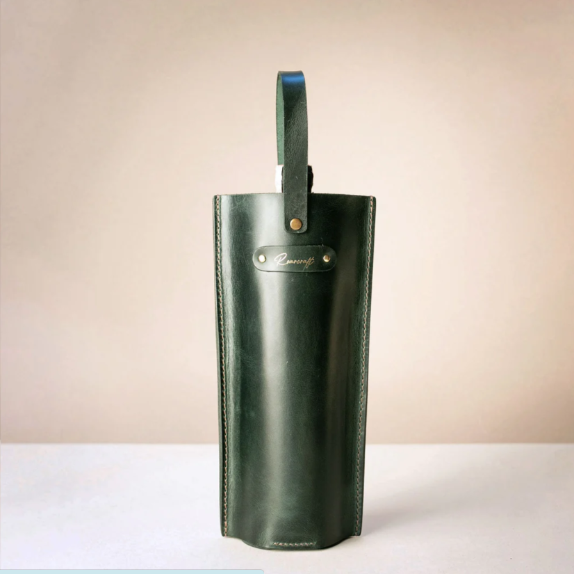 Leather Wine Bottle Carrier