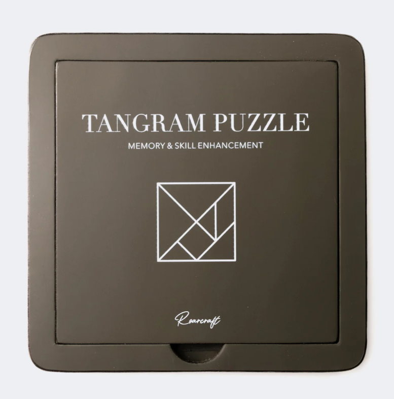 Leather Tangram Puzzle Set