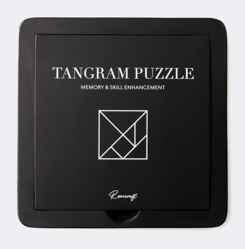 Leather Tangram Puzzle Set