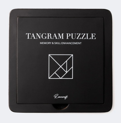 Leather Tangram Puzzle Set