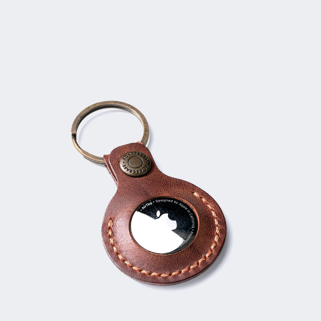 Leather Airtag Case - Key Ring
