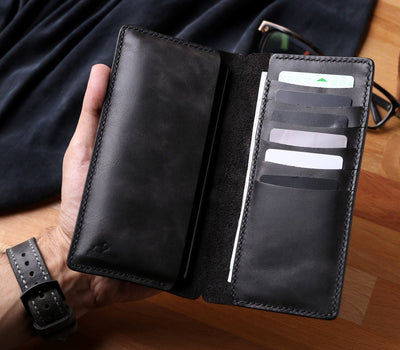 Leather Phone Wallet Case - Tripolis