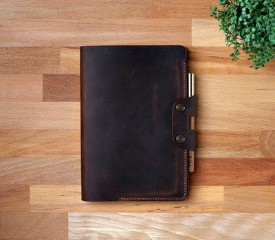 Hemingway A5 Notebook Leather Organizer Case