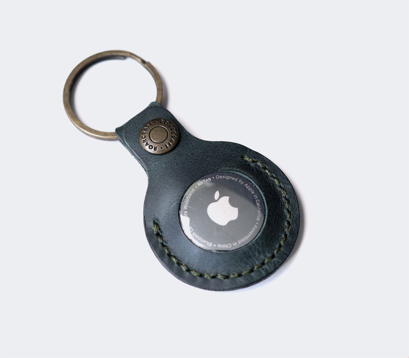 Leather Airtag Case - Key Ring