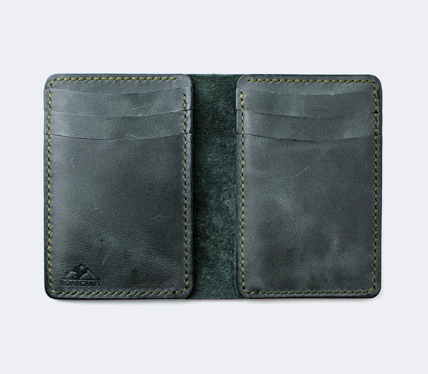 Vertical Bifold Leather Wallet - Laodikya